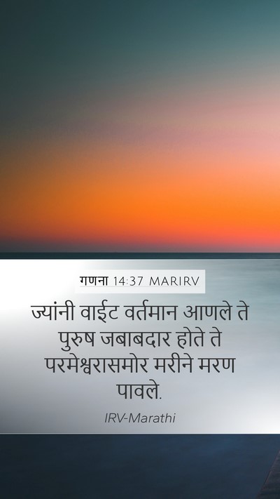 गणना 14:37 MARIRV Bible Verse Image
