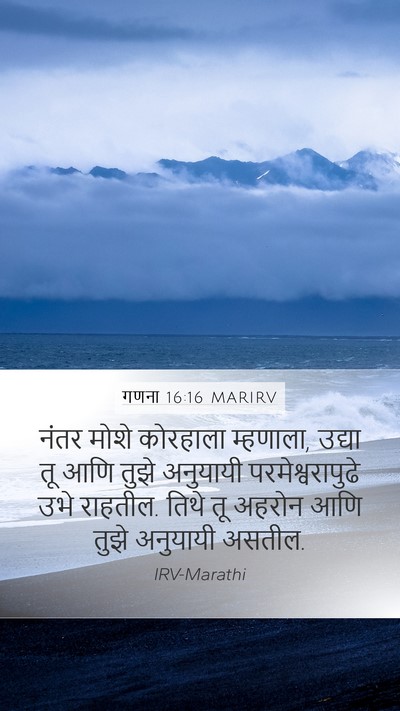 गणना 16:16 MARIRV Bible Verse Image
