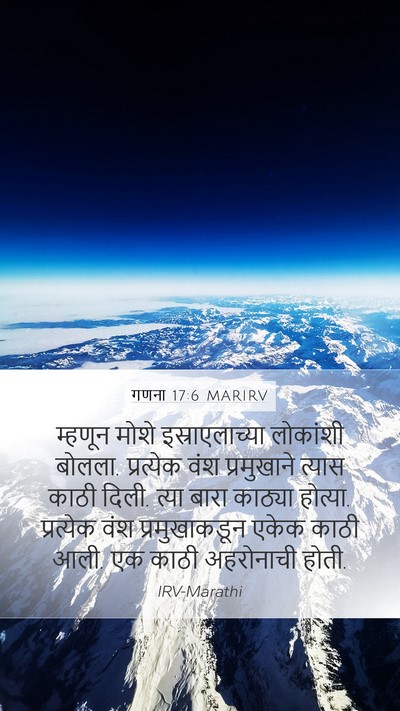 गणना 17:6 MARIRV Bible Verse Image