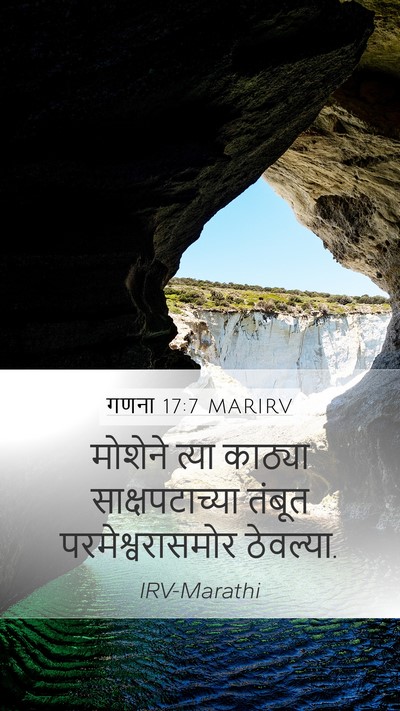 गणना 17:7 MARIRV Bible Verse Image
