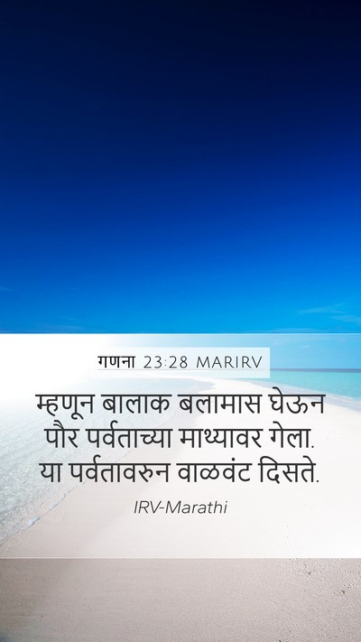 गणना 23:28 MARIRV Bible Verse Image