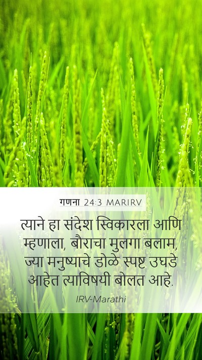 गणना 24:3 MARIRV Bible Verse Image