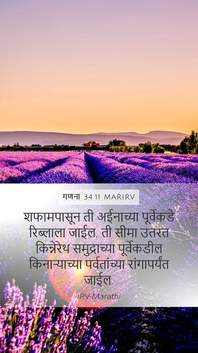 गणना 34:11 MARIRV Bible Verse Image
