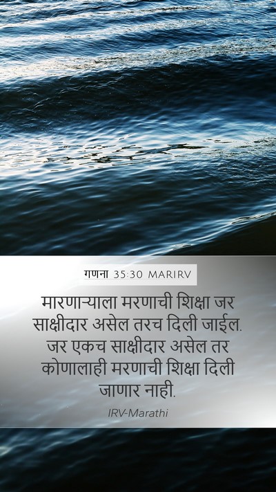 गणना 35:30 MARIRV Bible Verse Image
