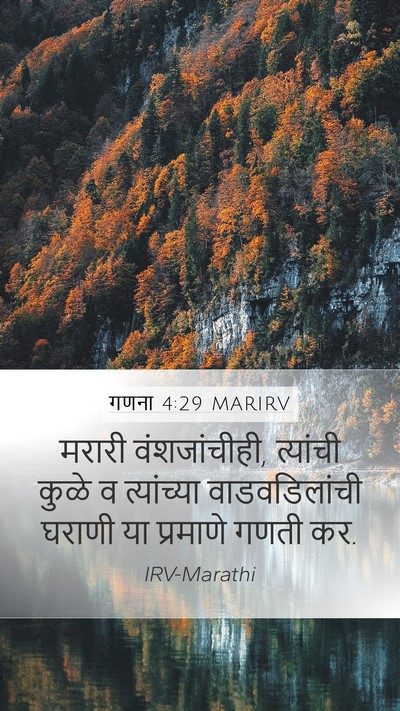 गणना 4:29 MARIRV Bible Verse Image