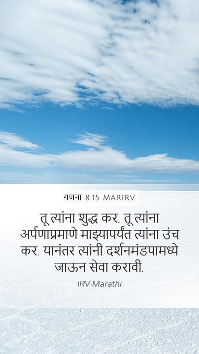 गणना 8:15 MARIRV Bible Verse Image
