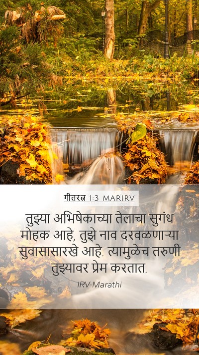 गीतरत्न 1:3 MARIRV Bible Verse Image