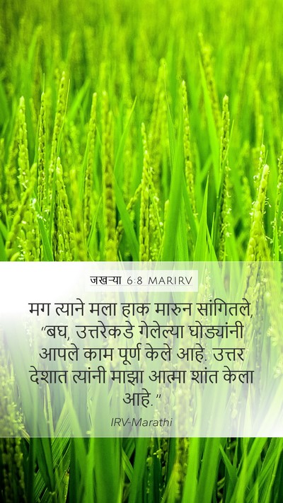 जखऱ्या 6:8 MARIRV Bible Verse Image