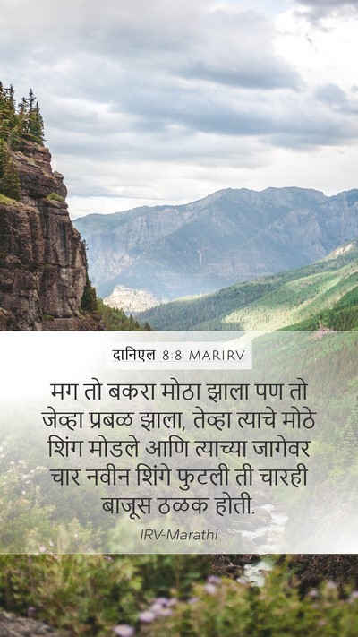 दानिएल 8:8 MARIRV Bible Verse Image