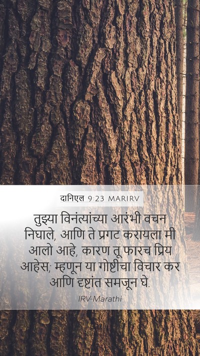 दानिएल 9:23 MARIRV Bible Verse Image