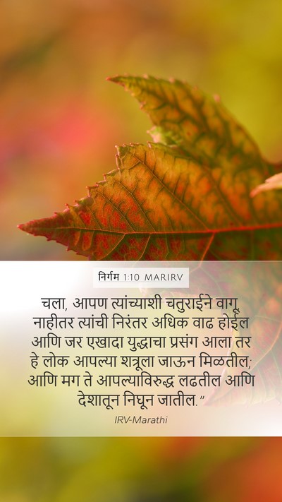 निर्गम 1:10 MARIRV Bible Verse Image