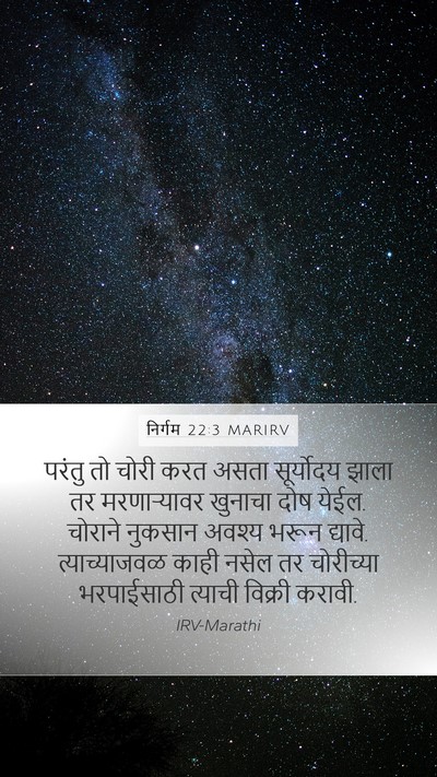 निर्गम 22:3 MARIRV Bible Verse Image