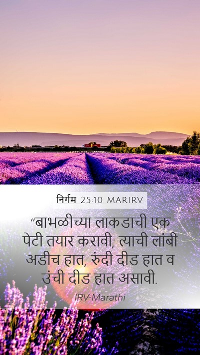 निर्गम 25:10 MARIRV Bible Verse Image