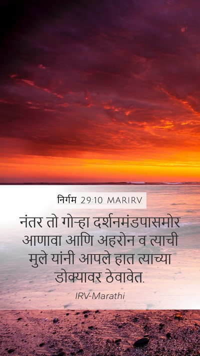 निर्गम 29:10 MARIRV Bible Verse Image