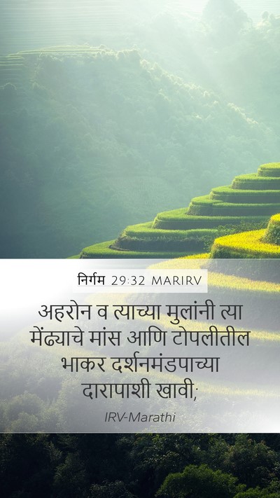 निर्गम 29:32 MARIRV Bible Verse Image