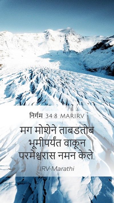 निर्गम 34:8 MARIRV Bible Verse Image