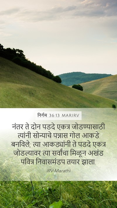 निर्गम 36:13 MARIRV Bible Verse Image