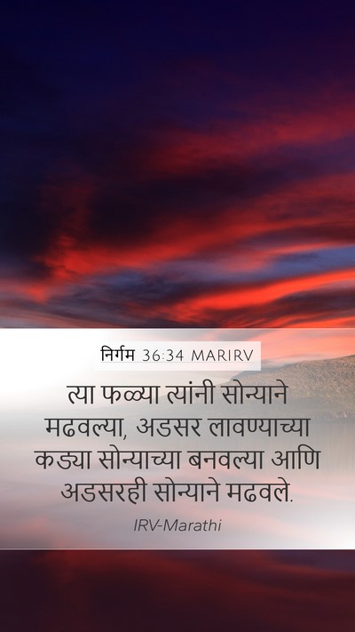 निर्गम 36:34 MARIRV Bible Verse Image