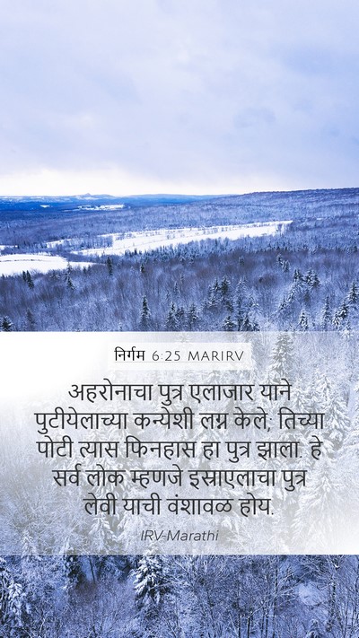 निर्गम 6:25 MARIRV Bible Verse Image