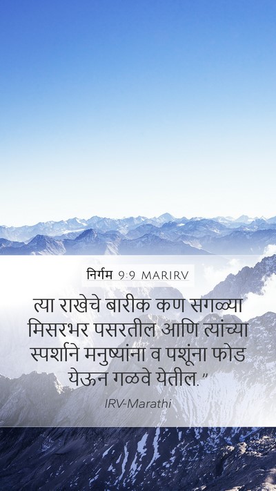 निर्गम 9:9 MARIRV Bible Verse Image