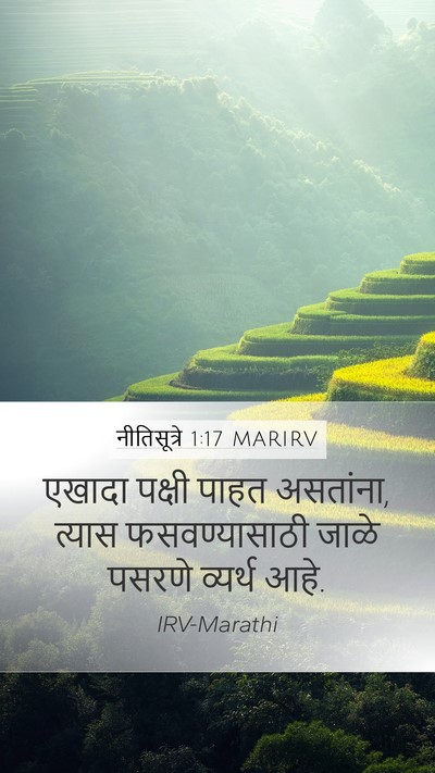 नीतिसूत्रे 1:17 MARIRV Bible Verse Image