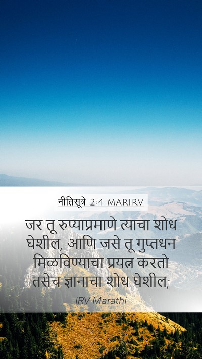 नीतिसूत्रे 2:4 MARIRV Bible Verse Image
