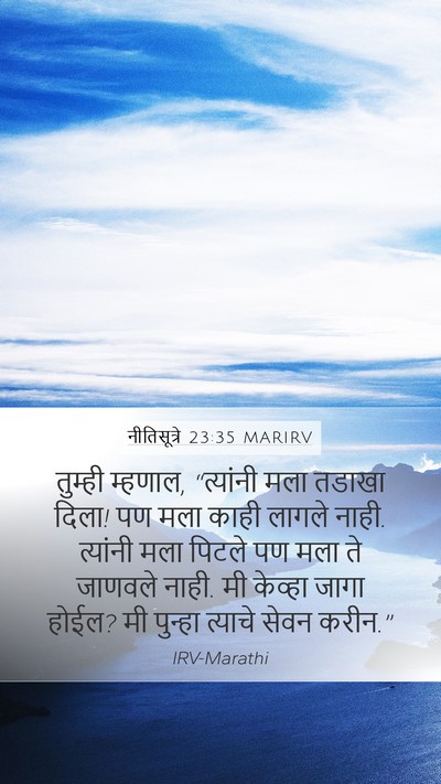 नीतिसूत्रे 23:35 MARIRV Bible Verse Image