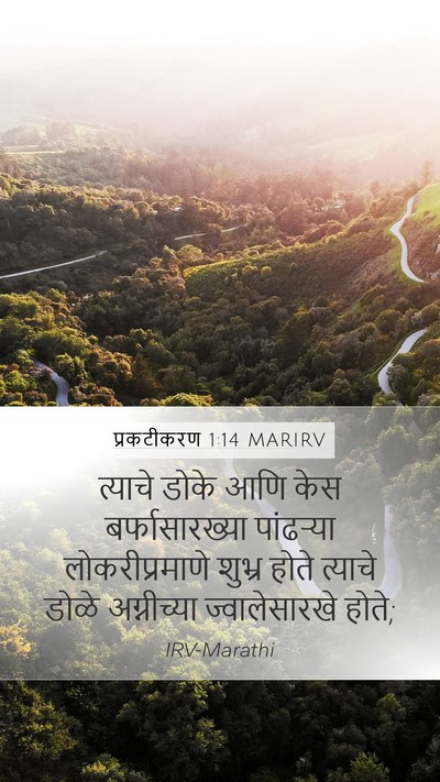 प्रकटीकरण 1:14 MARIRV Bible Verse Image
