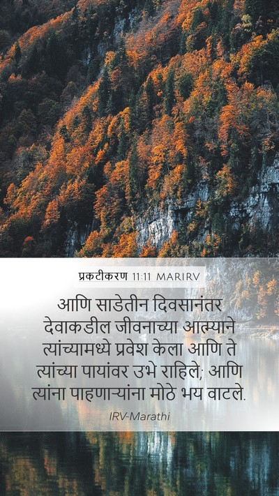 प्रकटीकरण 11:11 MARIRV Bible Verse Image