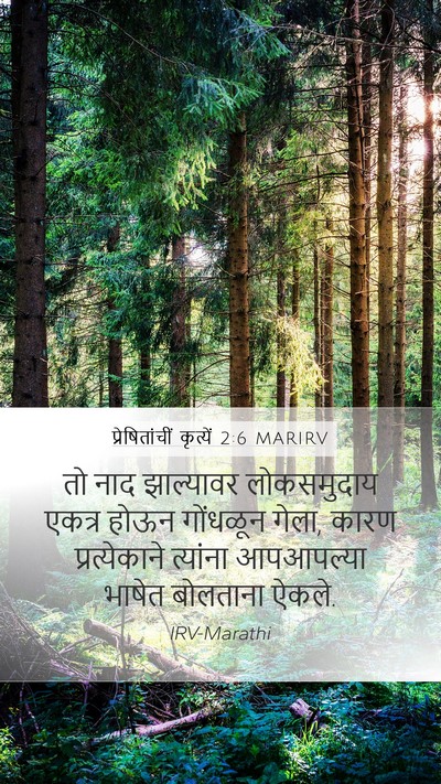 प्रेषितांचीं कृत्यें 2:6 MARIRV Bible Verse Image