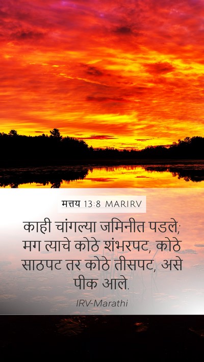 मत्तय 13:8 MARIRV Bible Verse Image