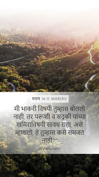 मत्तय 16:11 MARIRV Bible Verse Image