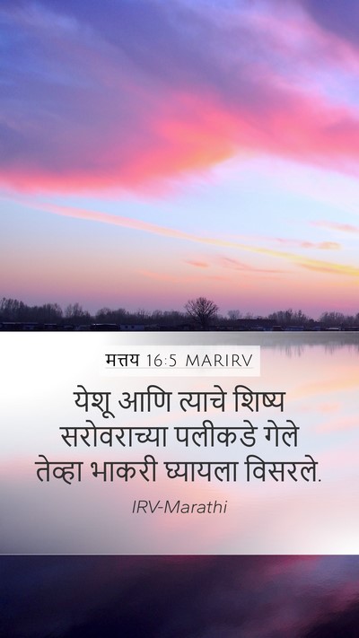 मत्तय 16:5 MARIRV Bible Verse Image