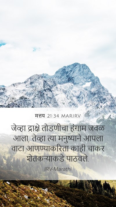 मत्तय 21:34 MARIRV Bible Verse Image
