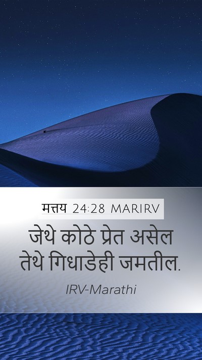 मत्तय 24:28 MARIRV Bible Verse Image