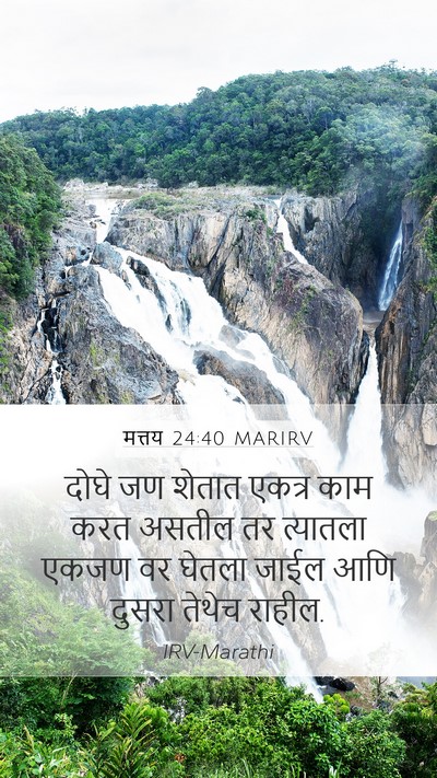 मत्तय 24:40 MARIRV Bible Verse Image