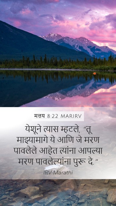 मत्तय 8:22 MARIRV Bible Verse Image
