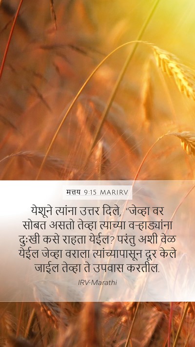 मत्तय 9:15 MARIRV Bible Verse Image