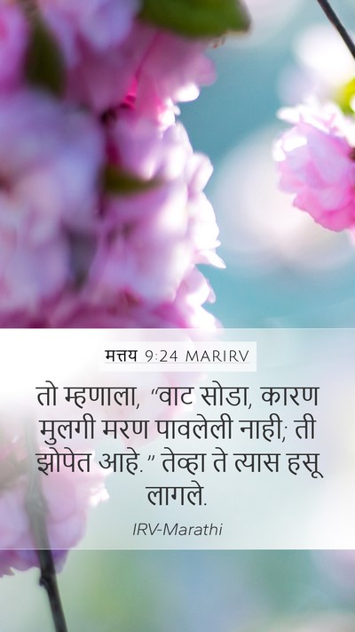 मत्तय 9:24 MARIRV Bible Verse Image