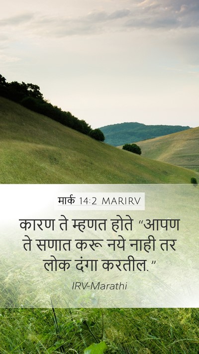 मार्क 14:2 MARIRV Bible Verse Image