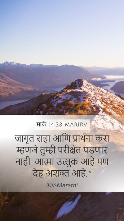 मार्क 14:38 MARIRV Bible Verse Image