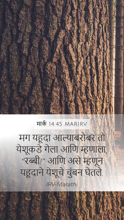मार्क 14:45 MARIRV Bible Verse Image