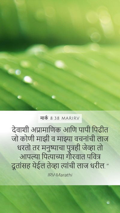 मार्क 8:38 MARIRV Bible Verse Image