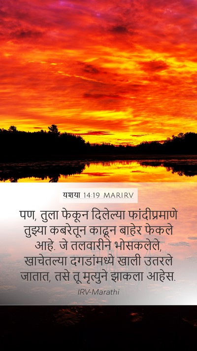 यशया 14:19 MARIRV Bible Verse Image