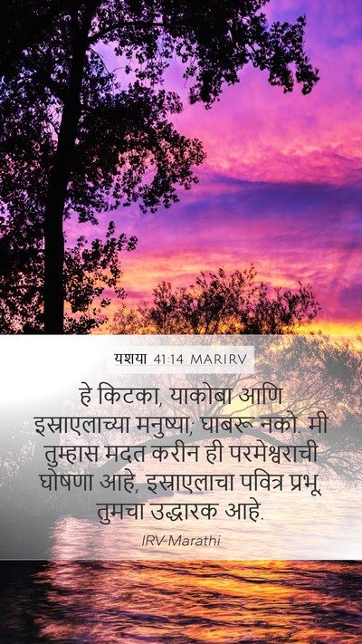 यशया 41:14 MARIRV Bible Verse Image