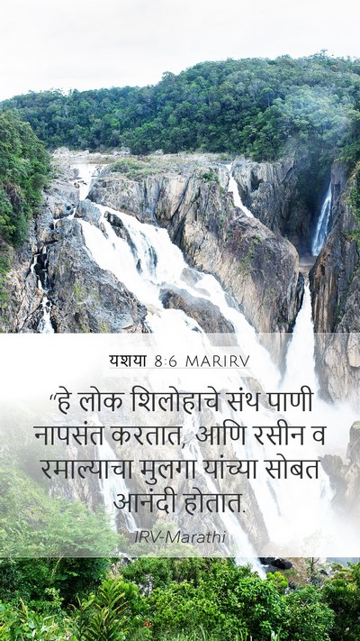 यशया 8:6 MARIRV Bible Verse Image