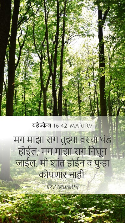 यहेज्केल 16:42 MARIRV Bible Verse Image