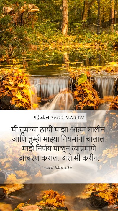 यहेज्केल 36:27 MARIRV Bible Verse Image