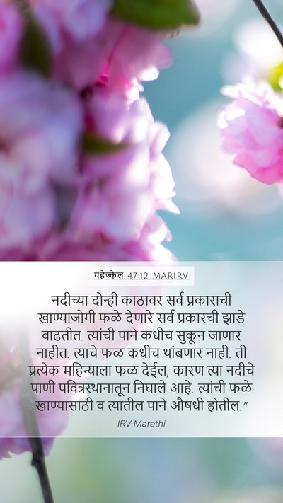 यहेज्केल 47:12 MARIRV Bible Verse Image