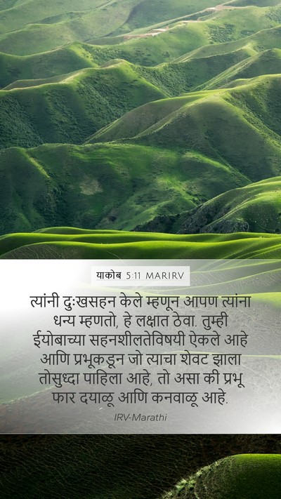 याकोब 5:11 MARIRV Bible Verse Image
